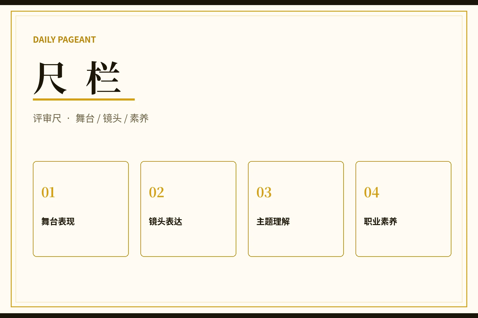 评审维度